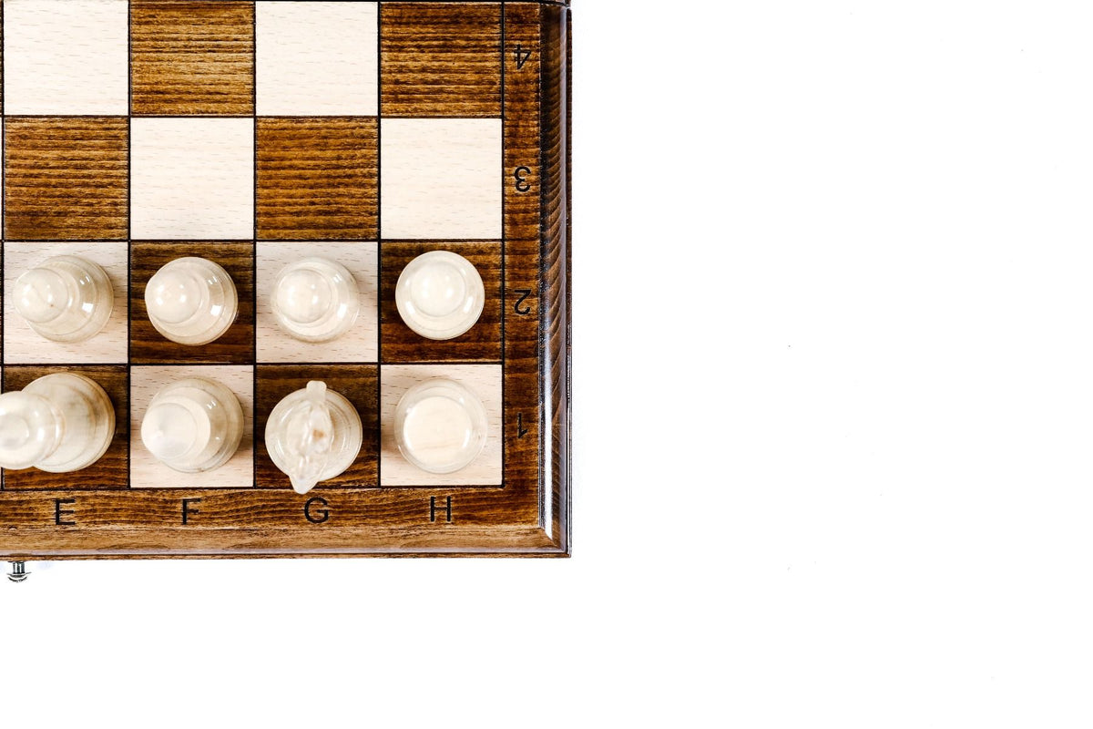 Classic Chess Set, Expanded Playing Field, 30 cm – photo 7