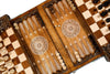 Luxury Chess Backgammon Table with copyrighted contour outline - HrachyaOhanyan Co