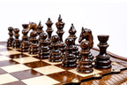 Wooden Chess Table with Drawers, 60 cm – photo 7