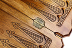 World map backgammon with copyrighted Mount Ararat outline - HrachyaOhanyan Co