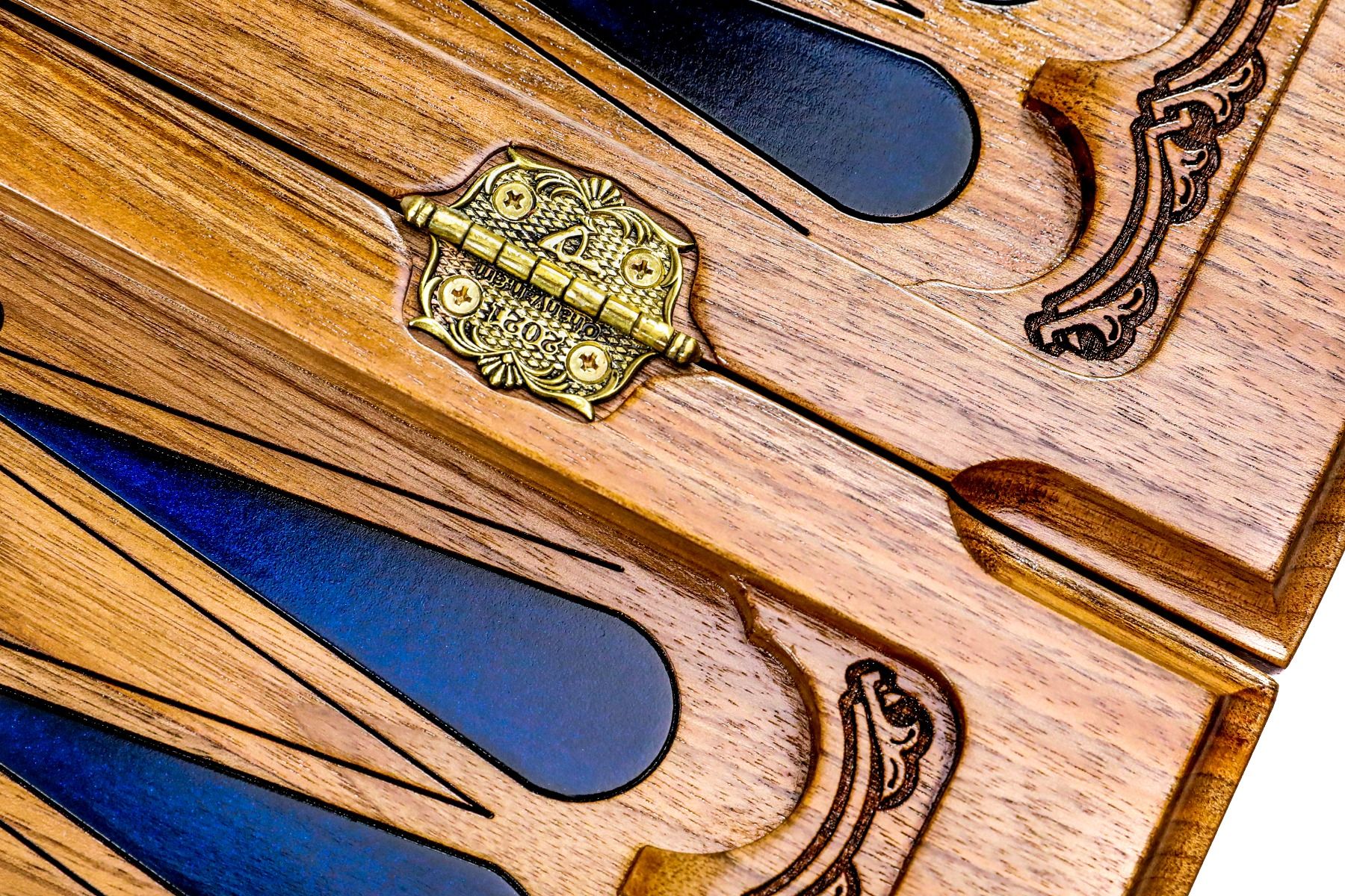 Epoxy Trees Backgammon Two-Sided Classic - HrachyaOhanyan Co