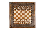 Chess-Backgammon With An Ornamental Braid Pattern Classic - HrachyaOhanyan Co