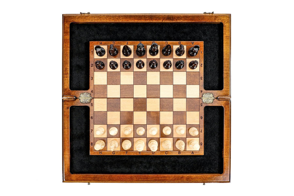 Eternity Sign Wooden Chess Set, 60 cm – photo 4