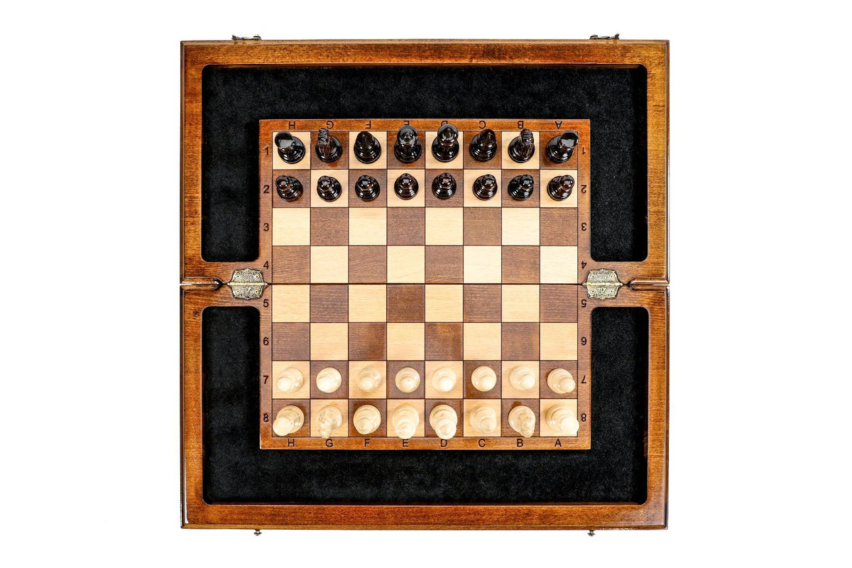 Juego de ajedrez de madera con el signo de la eternidad, 60 cm – foto 4