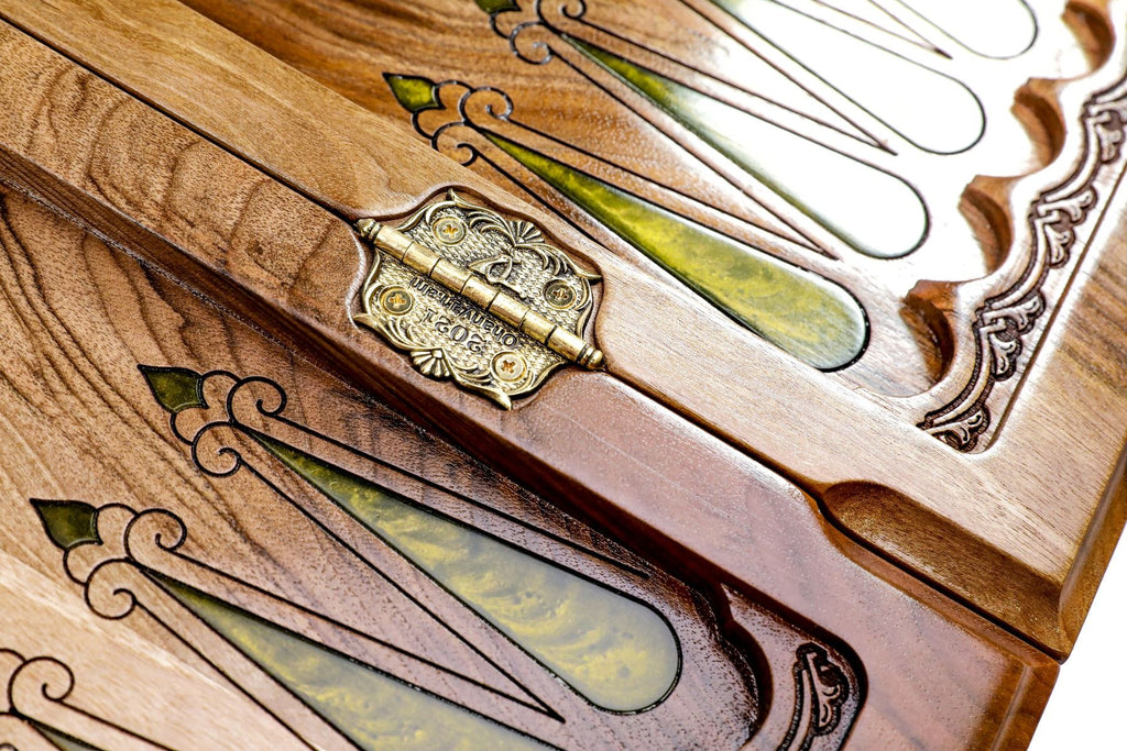 Epoxy Trees Backgammon Two-Sided Classic - HrachyaOhanyan Co