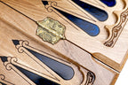Epoxy Trees Backgammon Two-Sided Classic - HrachyaOhanyan Co