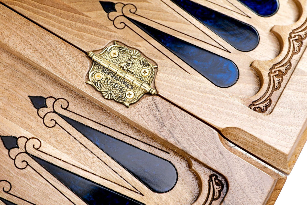 Epoxy Trees Backgammon Two-Sided Classic - HrachyaOhanyan Co