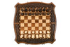 Chess-Backgammon With Braid Pattern With Copyrighted Contour Outline - HrachyaOhanyan Co