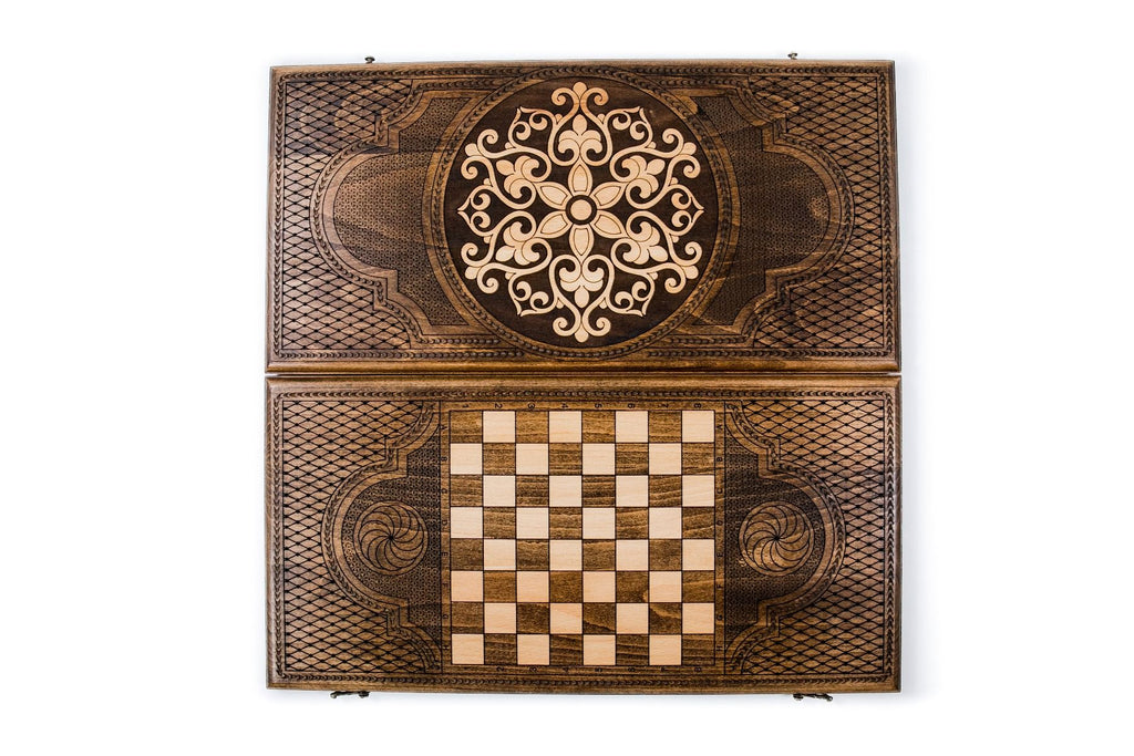 Snowflake Ornament Backgammon Set, 60 cm – photo 8