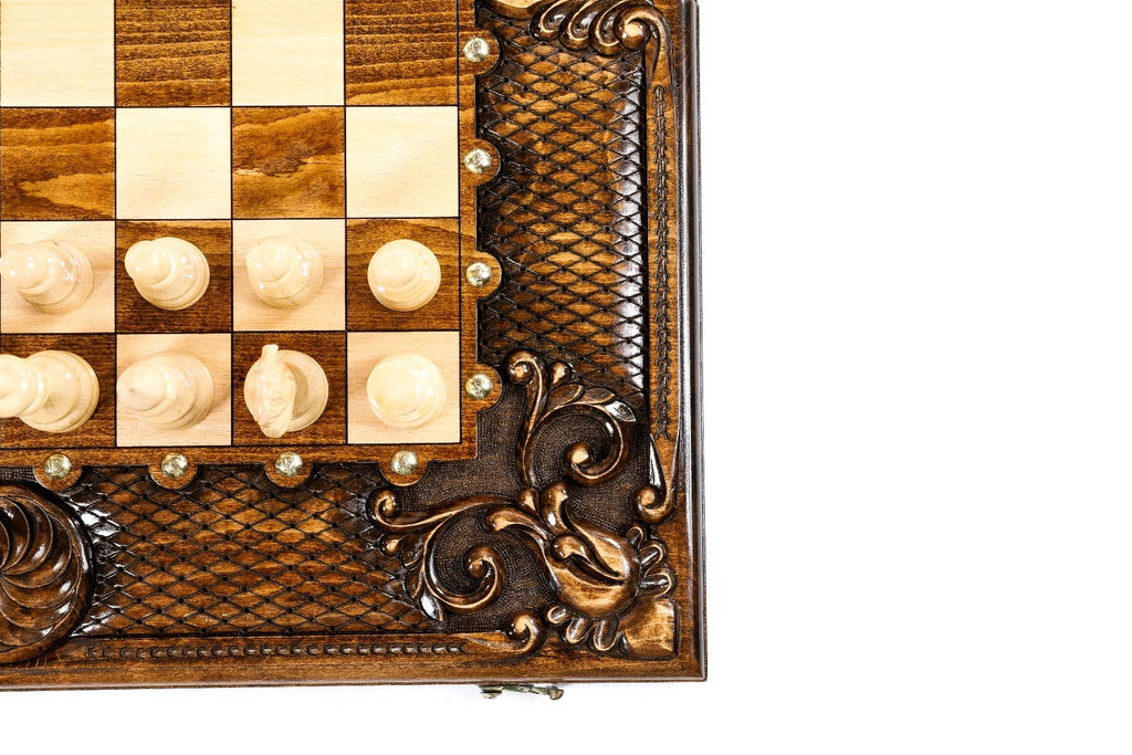 Chess-Backgammon Classic Eternity With Patterns - HrachyaOhanyan Co