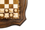 Chess Table with Contour Outline & Carved Legs, 60 cm – photo 9