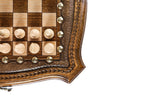 Chess-Backgammon With Copyrighted Contour Outline - HrachyaOhanyan Co
