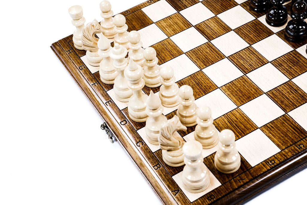 Classic Chess Set, Expanded Playing Field, 30 cm – photo 8