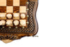 Chess-Backgammon With Braid-Pattern With Copyrighted Mount Ararat Outline - HrachyaOhanyan Co