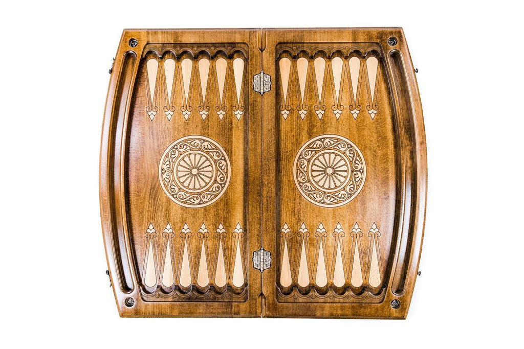 Braid Ornament Backgammon Set, Arch-Style Outline, 60 cm – photo 8
