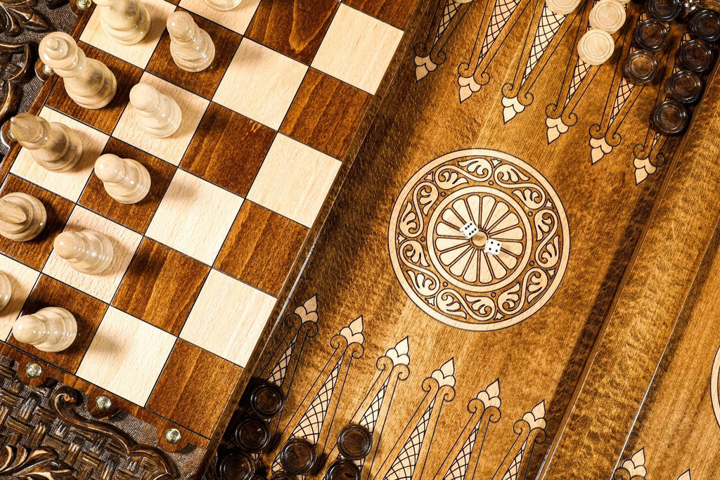 Luxury Chess & Backgammon Table, 60 cm – photo 20