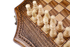 Star-Shaped Wooden Chess Set, 30 cm – photo 8