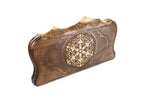 Backgammon With Ornamental Snowflake Motif With Copyrighted Mount Ararat Outline - HrachyaOhanyan Co