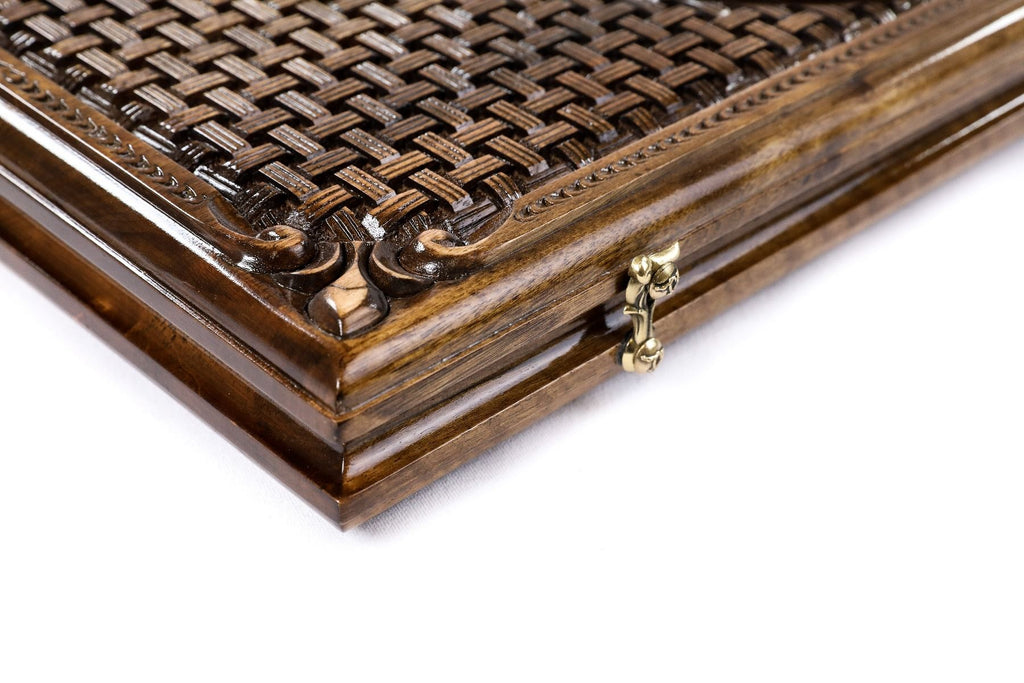Eternity Backgammon Set with Inlay & Braid Motif, 60 cm – photo 7
