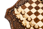 Chess Table with Bronze Details, 60 cm – photo 8