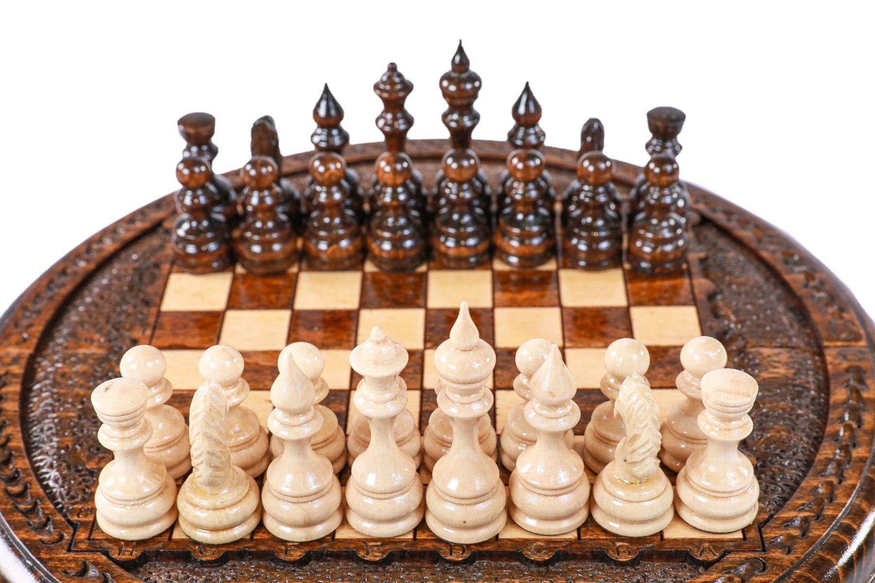 Circular Chess | Round Chess Set - HrachyaOhanyan Co