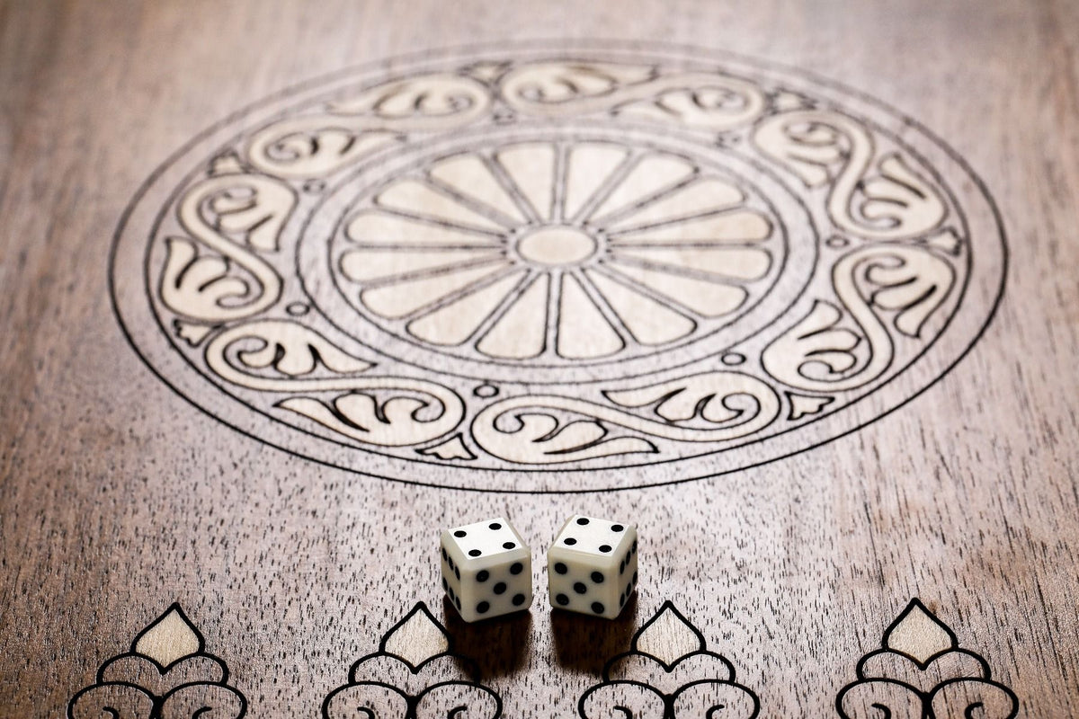 Zweiseitiges Backgammon-Set mit Etschmiadsin & Wappen, 60 cm – Foto 16