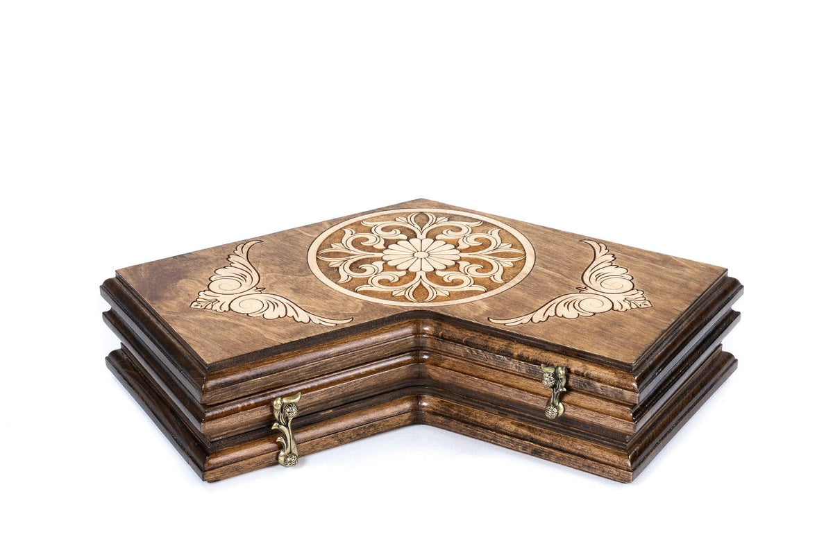 Juego de backgammon para tres jugadores, 30 cm – Modelo 12521 – foto 7