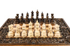 Chess-Backgammon With An Ornamental Braid Pattern Classic - HrachyaOhanyan Co
