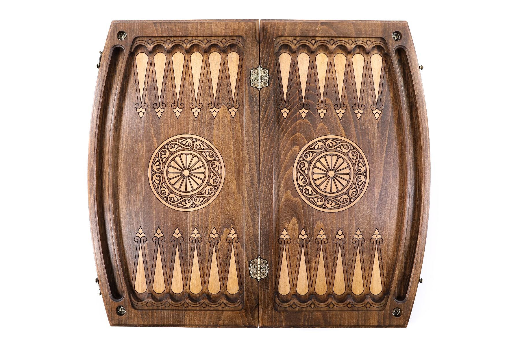 Eternity Backgammon With Copyrighted Arch-Style Outline - HrachyaOhanyan Co