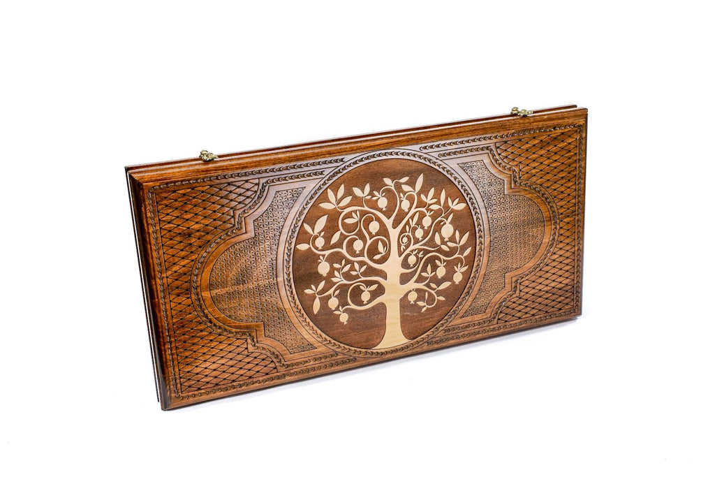 Classic Pomegranate Tree Backgammon Set, 60 cm – photo 3