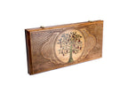 Pomegranate Tree-Epoxy Backgammon Classic - HrachyaOhanyan Co