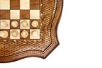 Wooden Chess Table with Drawers, 60 cm – photo 9