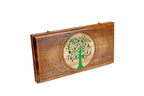 Pomegranate Tree-Epoxy Backgammon Classic - HrachyaOhanyan Co