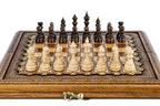 Classic Chess Set with Bronze Letters & Numbers, 30 cm – photo 9