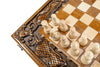 Ornamental Bas-Relief Chess-Backgammon Classic - HrachyaOhanyan Co