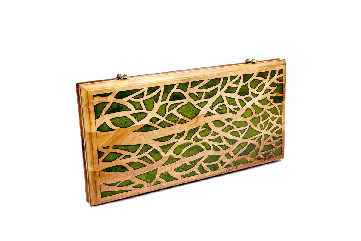 Epoxy Trees Backgammon Two-Sided Classic - HrachyaOhanyan Co