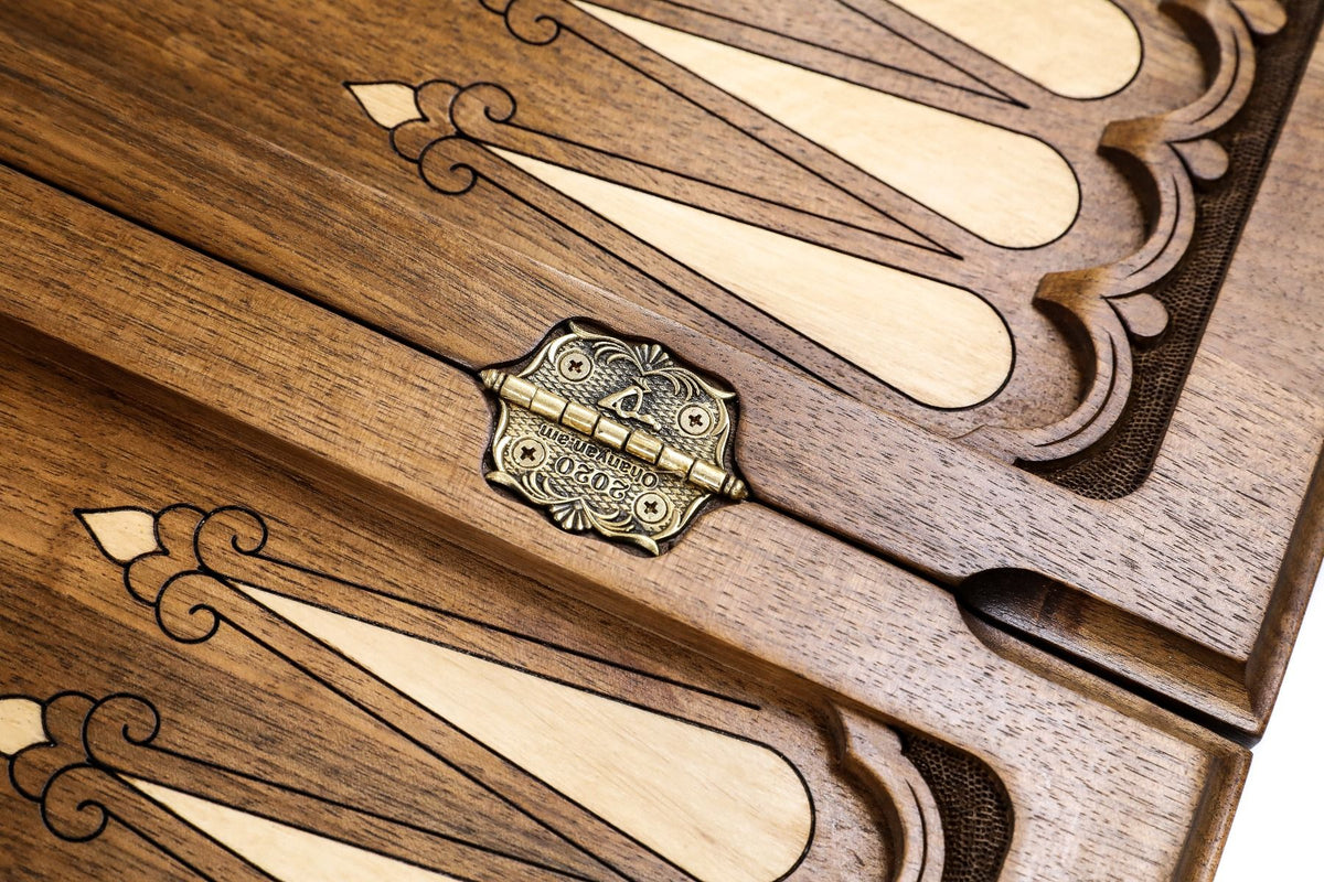 Zweiseitiges Backgammon-Set mit Etschmiadsin & Wappen, 60 cm – Foto 11