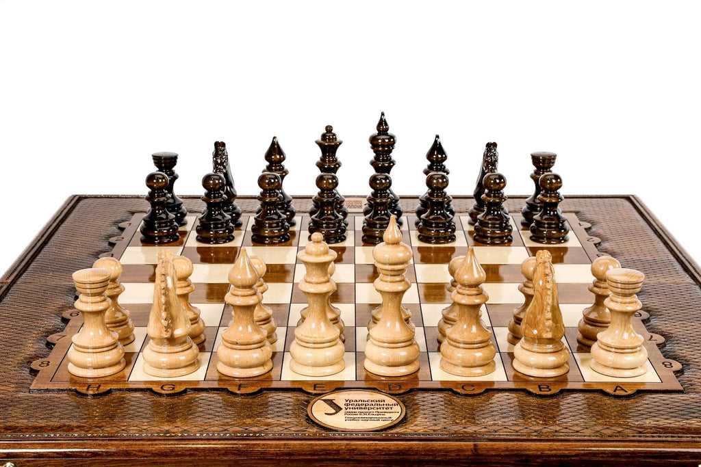 Large Wooden Classic Chess Set, 100 cm – photo 3