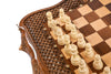 Chess-backgammon with braid-pattern with copyrighted Mount Ararat outline - HrachyaOhanyan Co