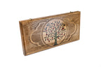 Epoxy Pomegranate Tree Backgammon Set, 60 cm – photo 3